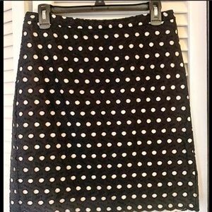 LOFT b&w pencil skirt